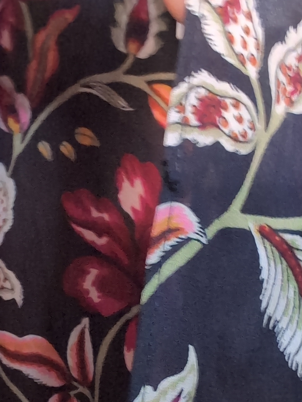 New.. A.L.C. Haven Ruched Floral 100% Silk Mini Dress Long Sleeve V Neck..Size 2 - Picture 8 of 8
